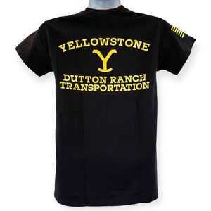 Gildan Yellowstone Dutton Ranch Transportation Y2 T-Shirt Mens S Black